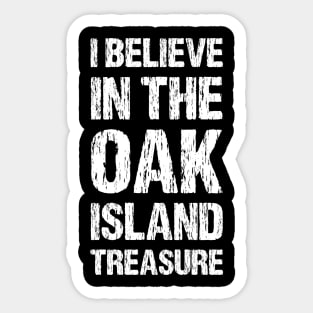 Oak Island Treasure Fan Sticker